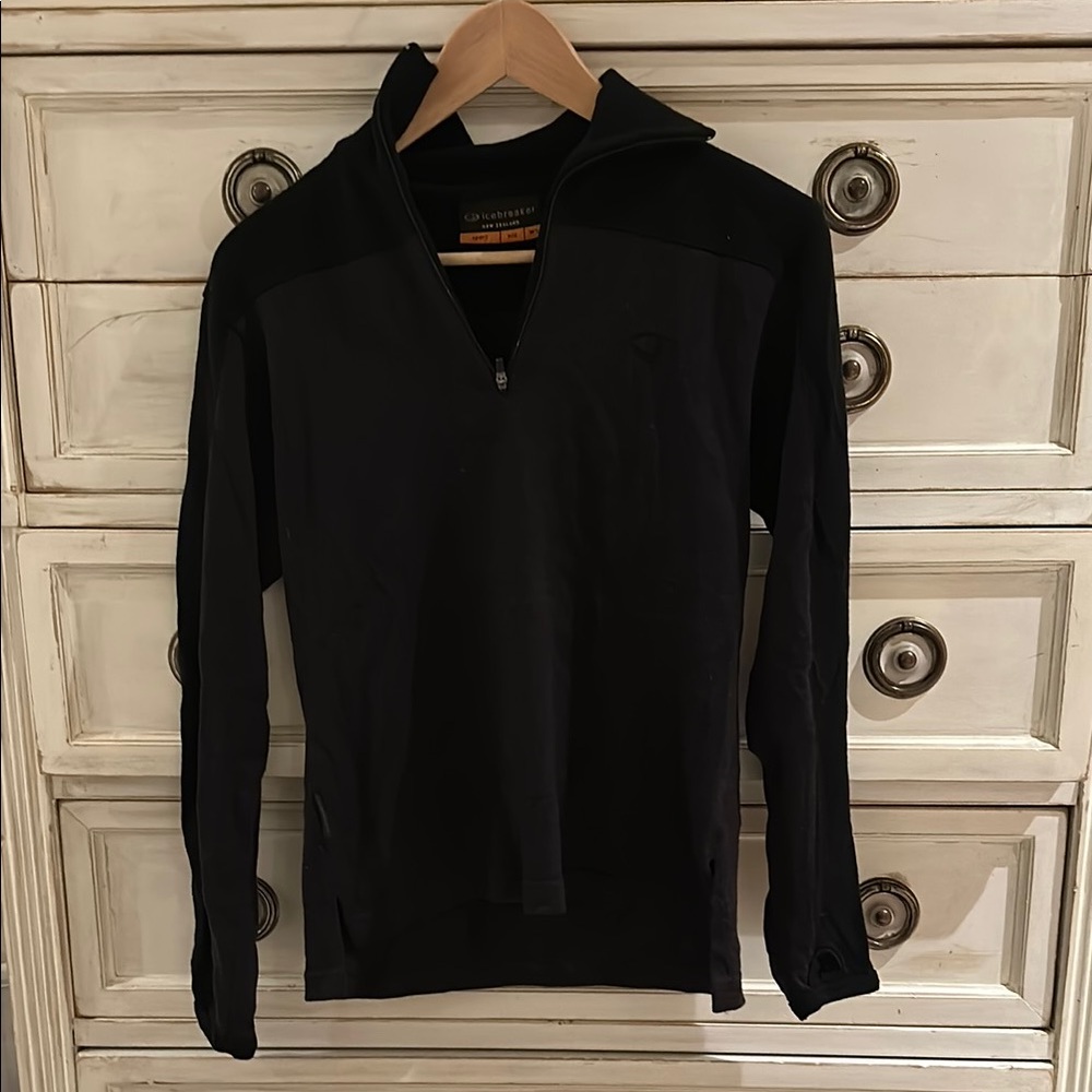 Icebreaker Two Tone half Zip Sweater